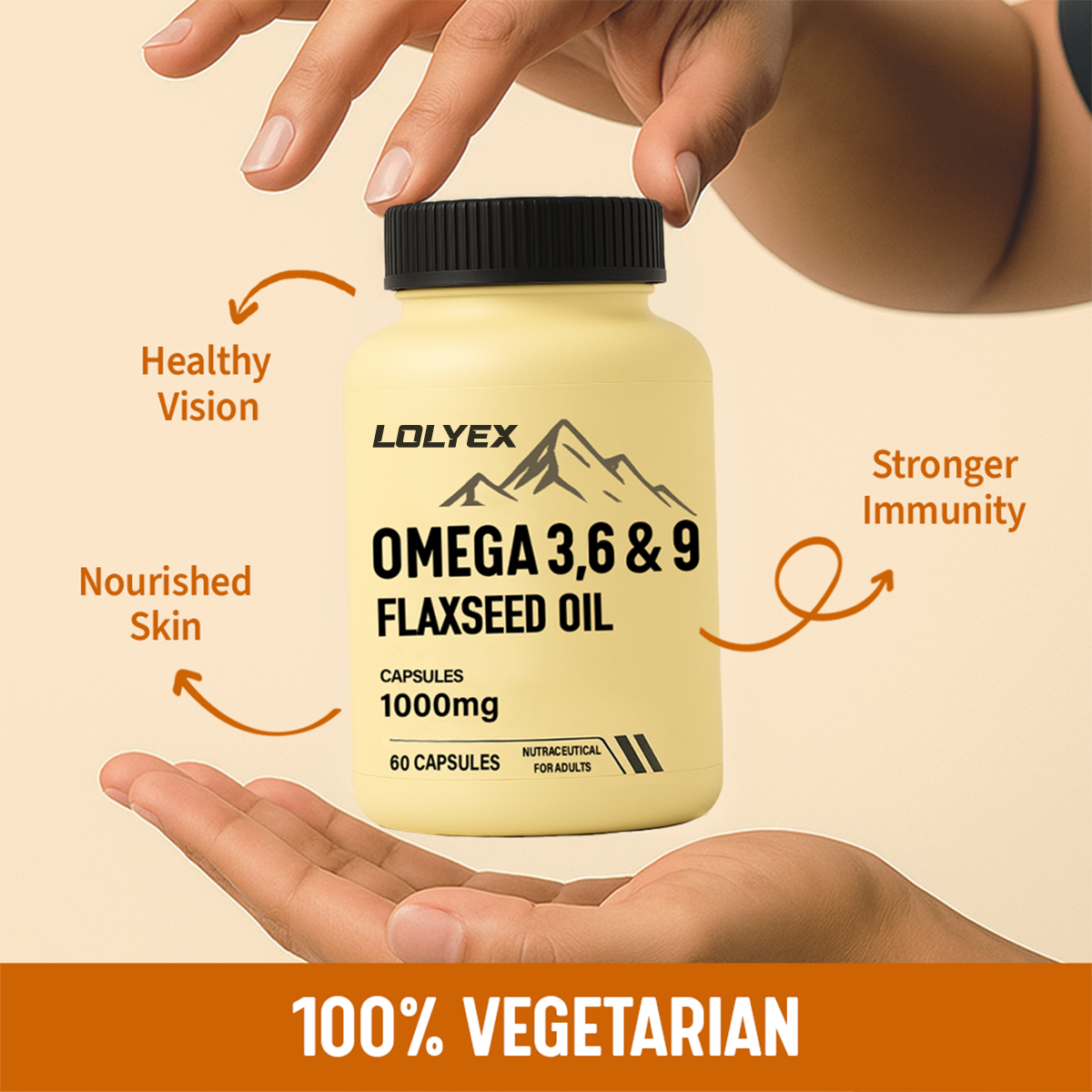 3X Strength Veg omega 3 6 9