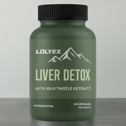 Liver Detox Supplement with Milk Thistle Extract 500mg