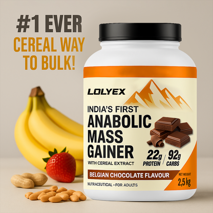 Anabolic Mass Gainer with Ultrasorb Tech (No Maltodextrin) | 2.5kg