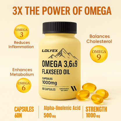 3X Strength Veg omega 3 6 9