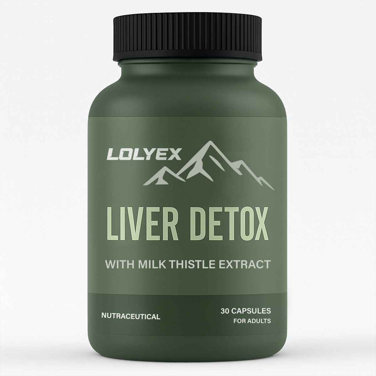 Liver Detox Supplement with Milk Thistle Extract 500mg