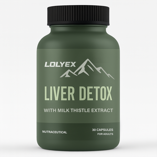 Liver Detox Supplement with Milk Thistle Extract 500mg
