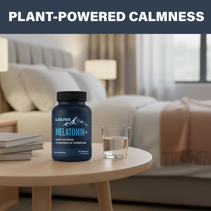Melatonin+ 5 mg with Valeriana & Chamomile 30N