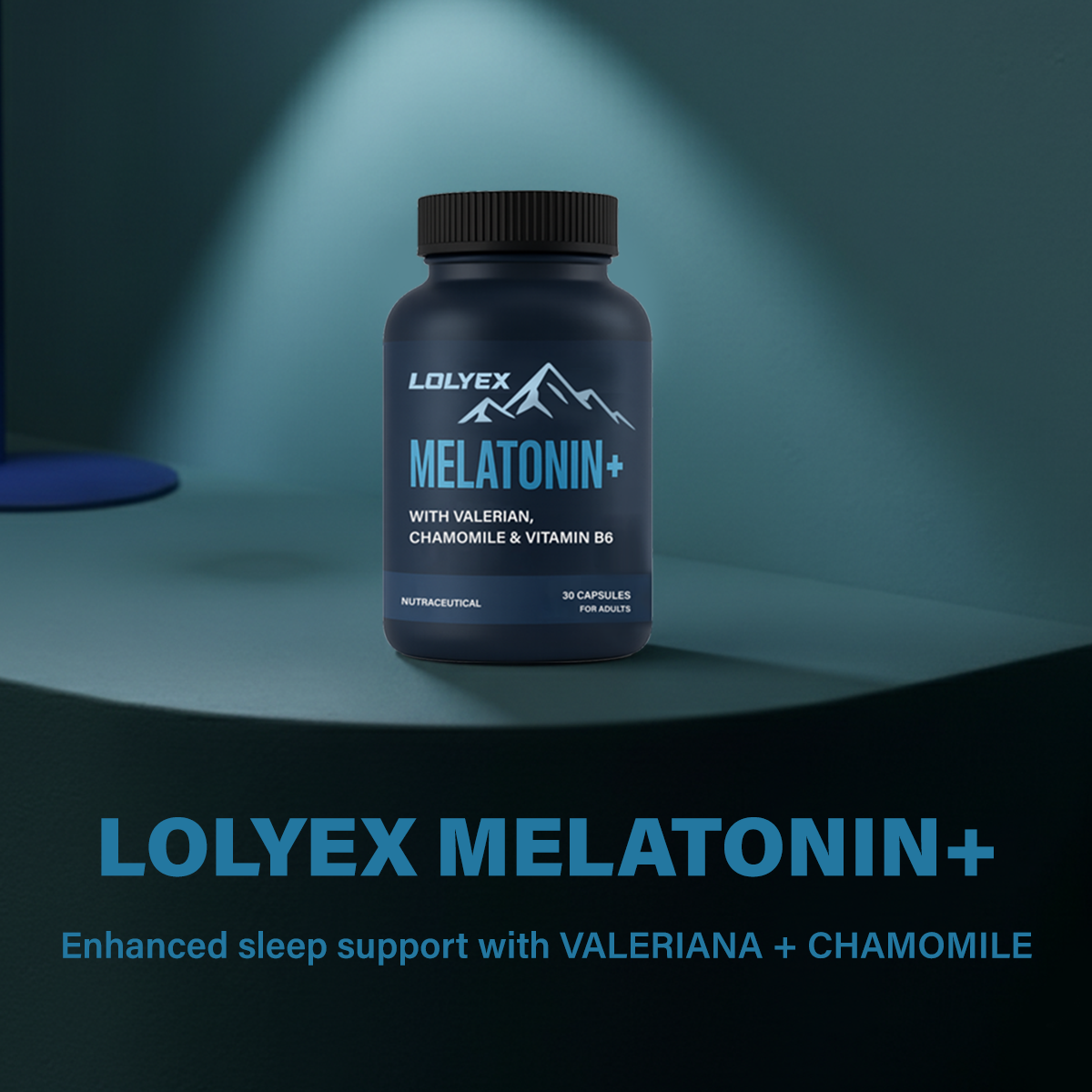 Melatonin+ 5 mg with Valeriana & Chamomile 30N